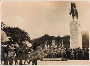 Inaugurazione del monumento equestre dedicato ad Armando Diaz 