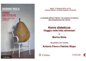 Invito - Presentazione del Volume Homo Dieteticus - Giovedì 12 Febbraio ore 18