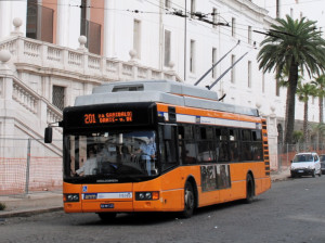 Naples AnsaldoBreda trolleybus