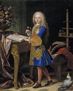 Carlo di Borbone all'età di 11 anni 