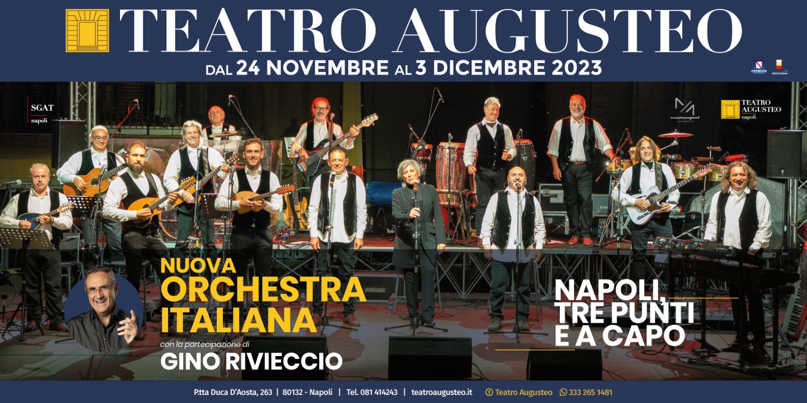 Dal 24 novembre al 3 dicembre: la "Nuova Orchestra Italiana" al Teatro Augusteo - Napolitan.it